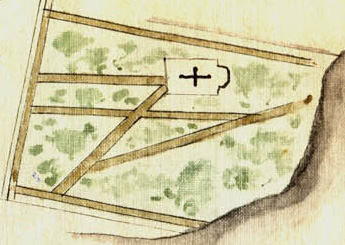 Елатьма. План городского сада 1863 г.