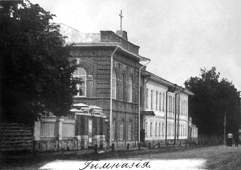 Елатомская средняя школа - бывшая гимназия.