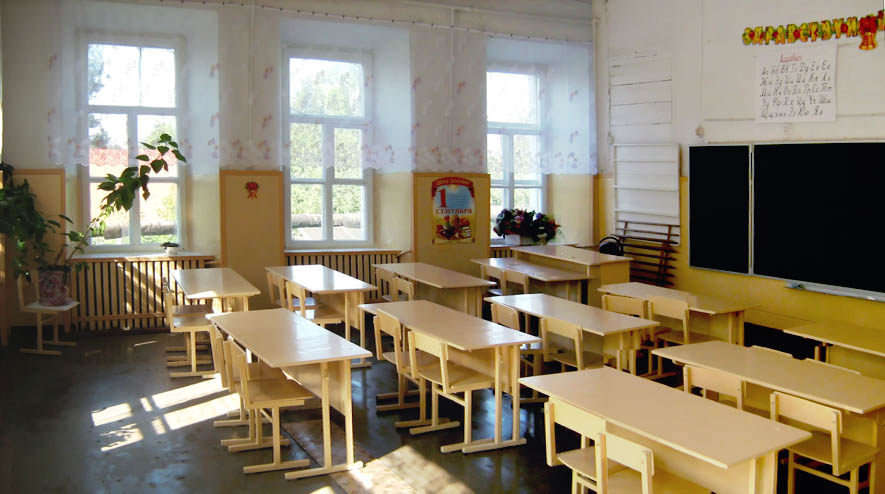Елатьма. Учебное помещение начальных классов. Фото Н.Зиновина 2009 г.