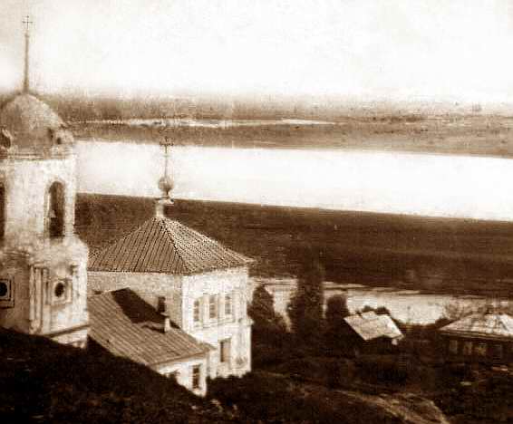 Елатьма. Фото ныне разрушенного храма Святителя Николая Угодника.