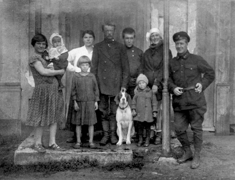 Группа дачников. Елатьма, 1927 г.